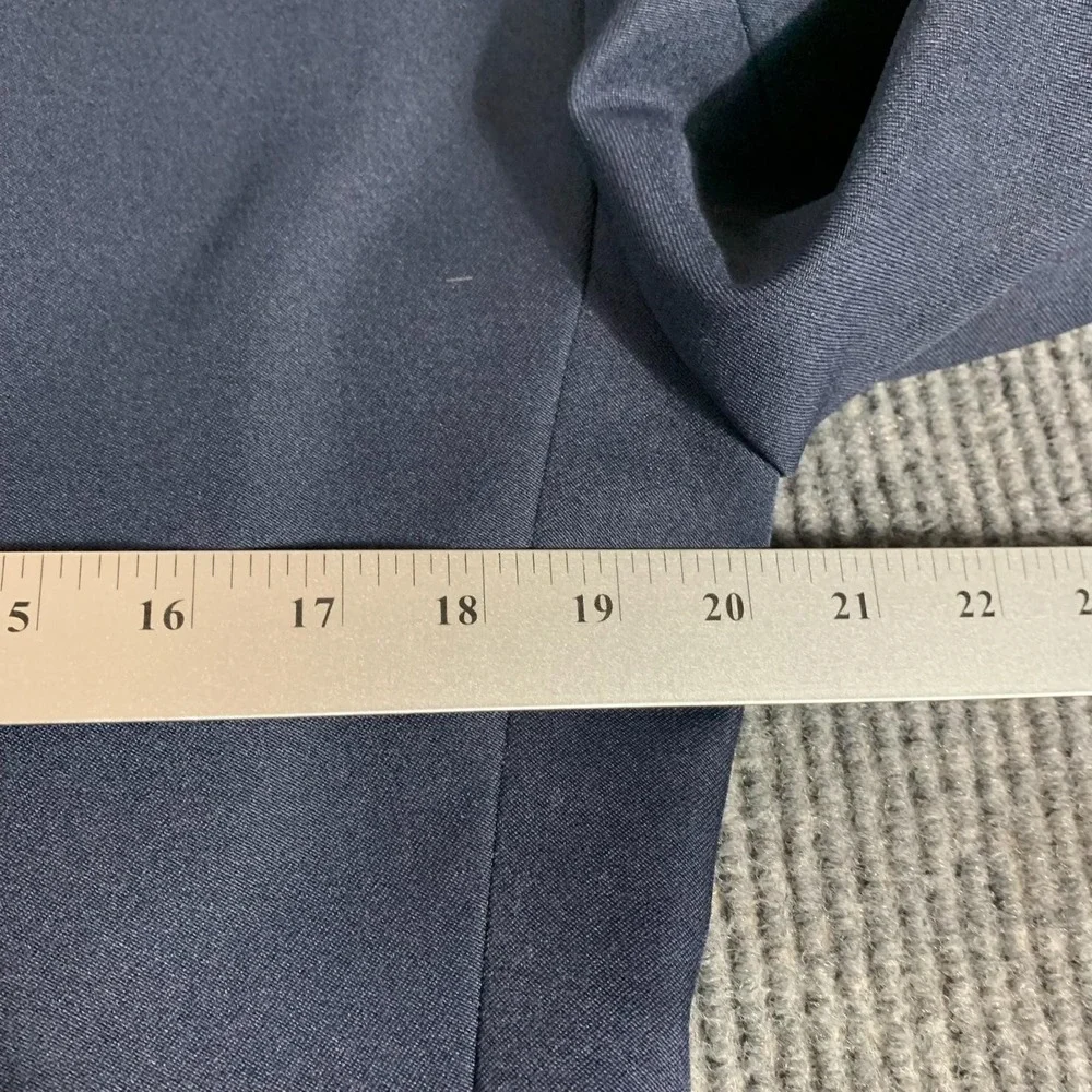 VTG‎ JC Penny Blazer Mens 38 Blue Sports Coat Business Lined Academia Luxury 80s
